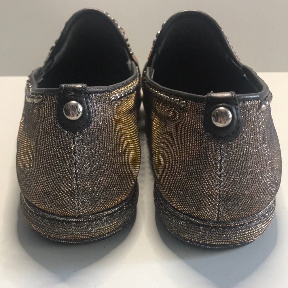 Stuart Weitzman Sparkly Metallic Look Slip - image 5